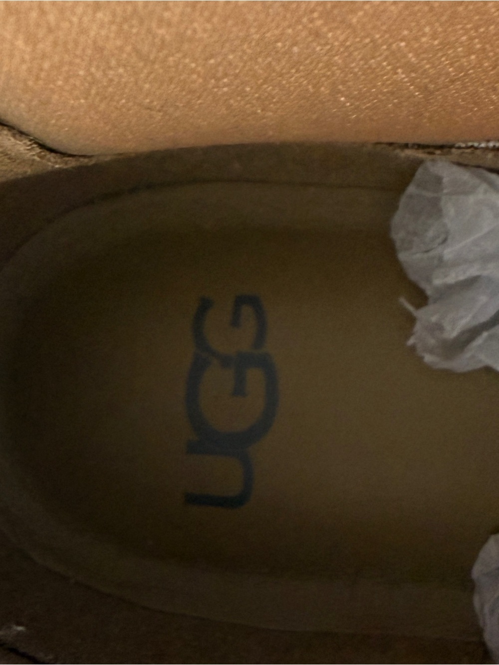 UGG Ashton Chelsea Boots 6 Brown Suede Waterproof Yellow Ankle Casual Chunky - Picture 9 of 13